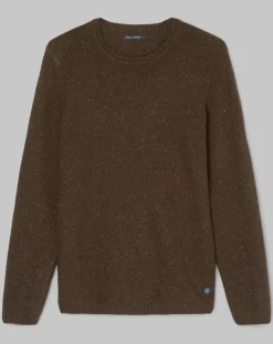 Homme Marc O'Polo Pulls^Pull en Laine mélangée marron