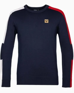 Pull en Laine mélangée Nera bleu nuit-Degré 7