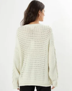 Femme Belair Pulls^Pull en Laine mélangée Pain écru
