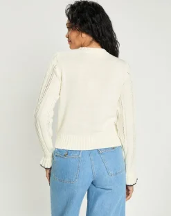 Femme Manoush Pulls^Pull en Laine mélangée Parure ecru