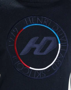Homme Duvillard Pulls^Pull en Laine mélangée Paul Hd bleu marine