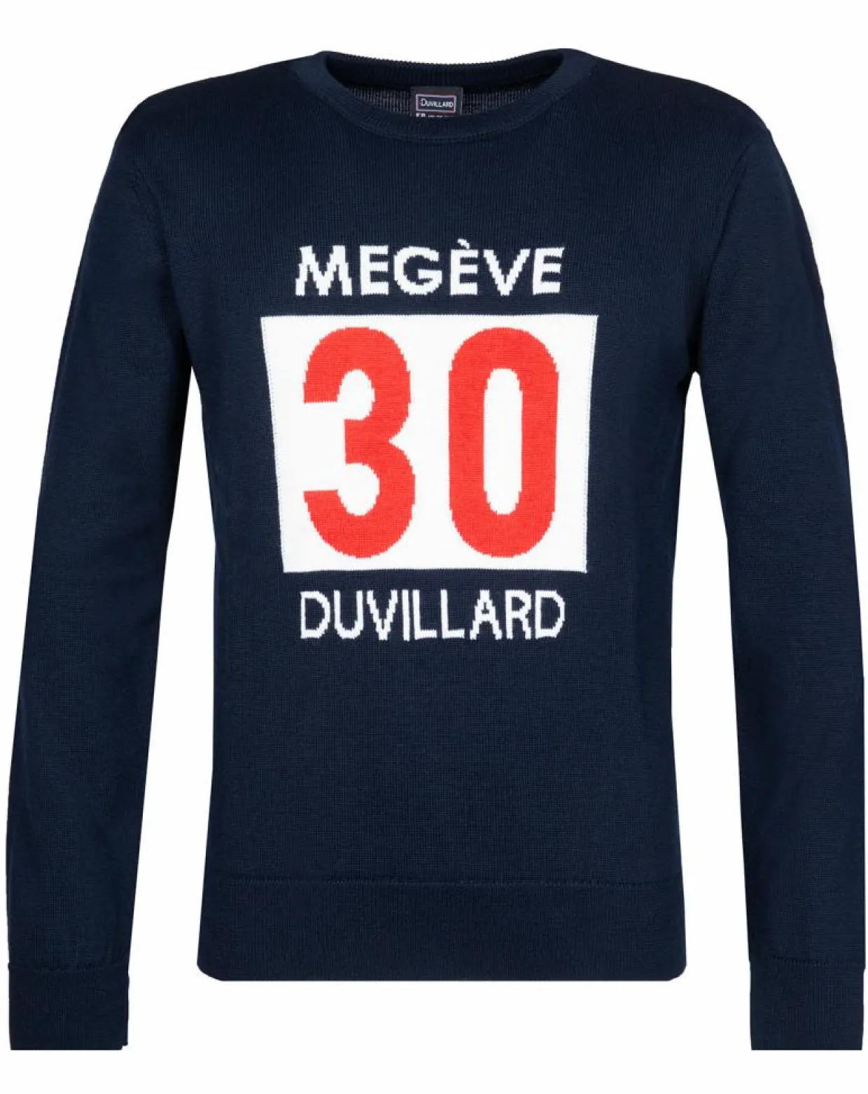 Pull en Laine mélangée Philip bleu foncé-Duvillard New
