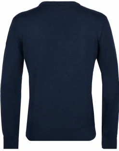 Pull en Laine mélangée Philip bleu foncé-Duvillard New