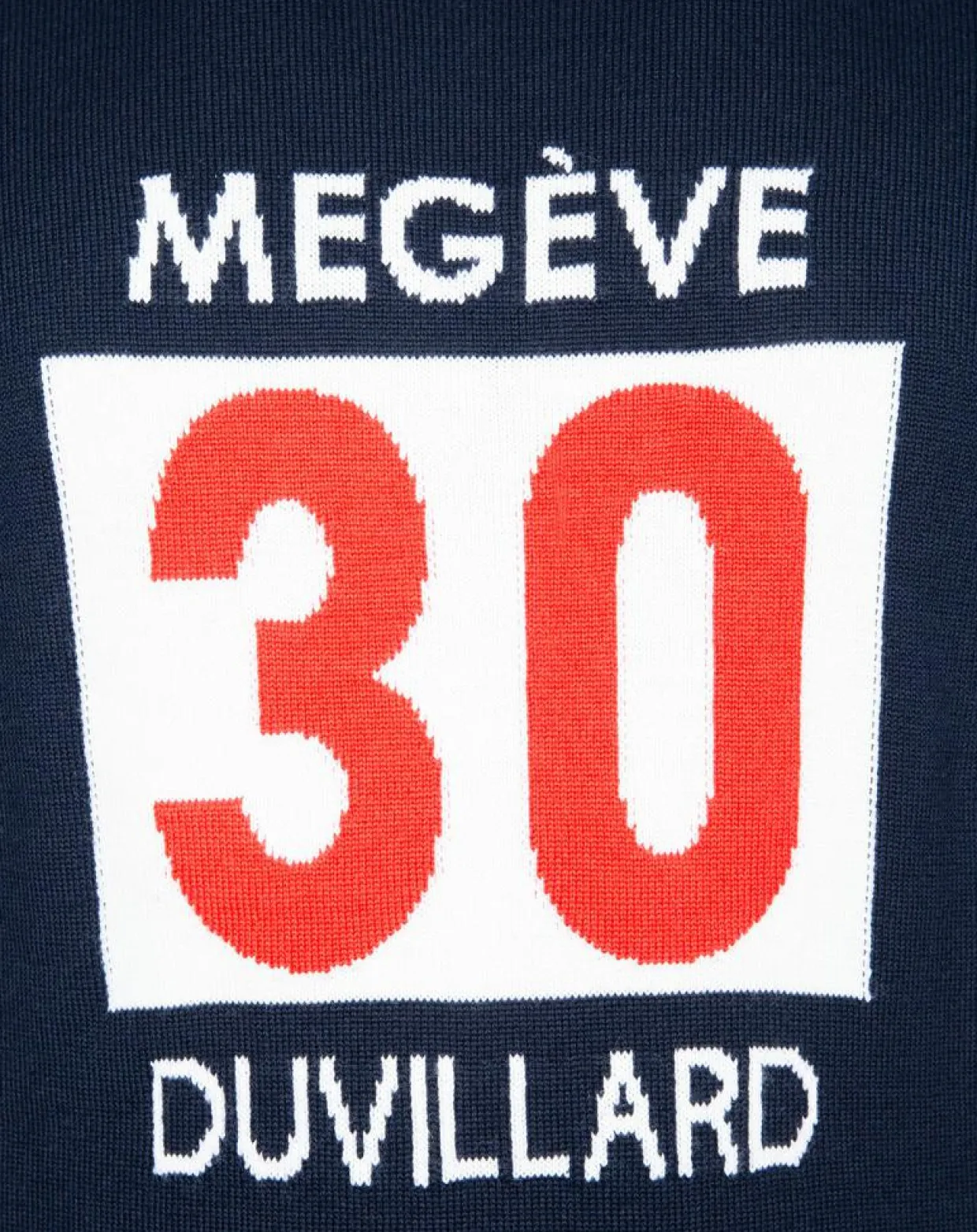 Pull en Laine mélangée Philip bleu foncé-Duvillard New