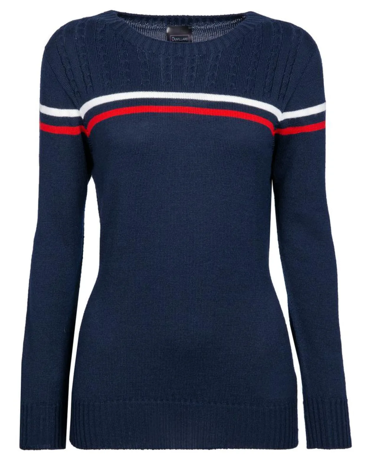 Pull en Laine mélangée Pomme bleu nuit-Duvillard Discount