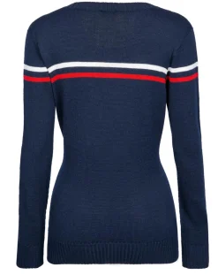 Pull en Laine mélangée Pomme bleu nuit-Duvillard Discount