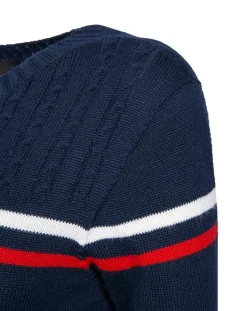 Pull en Laine mélangée Pomme bleu nuit-Duvillard Discount