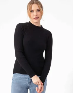Pull en Laine mélangée Talitha noir-Indies Sale