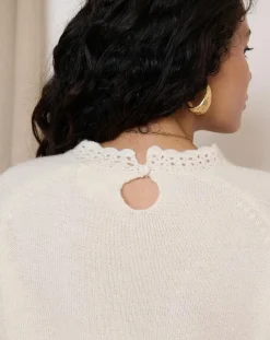 Pull en Laine mélangée Tiziri écru-Garance Paris Outlet
