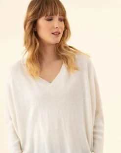 Pull en Laine mélangée Tobby écru-Indies New