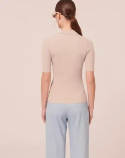 Pull en maille naturel-Tara Jarmon