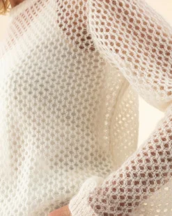 Femme Indies Pulls^Pull en Mohair & Laine mélangés Meryl écru
