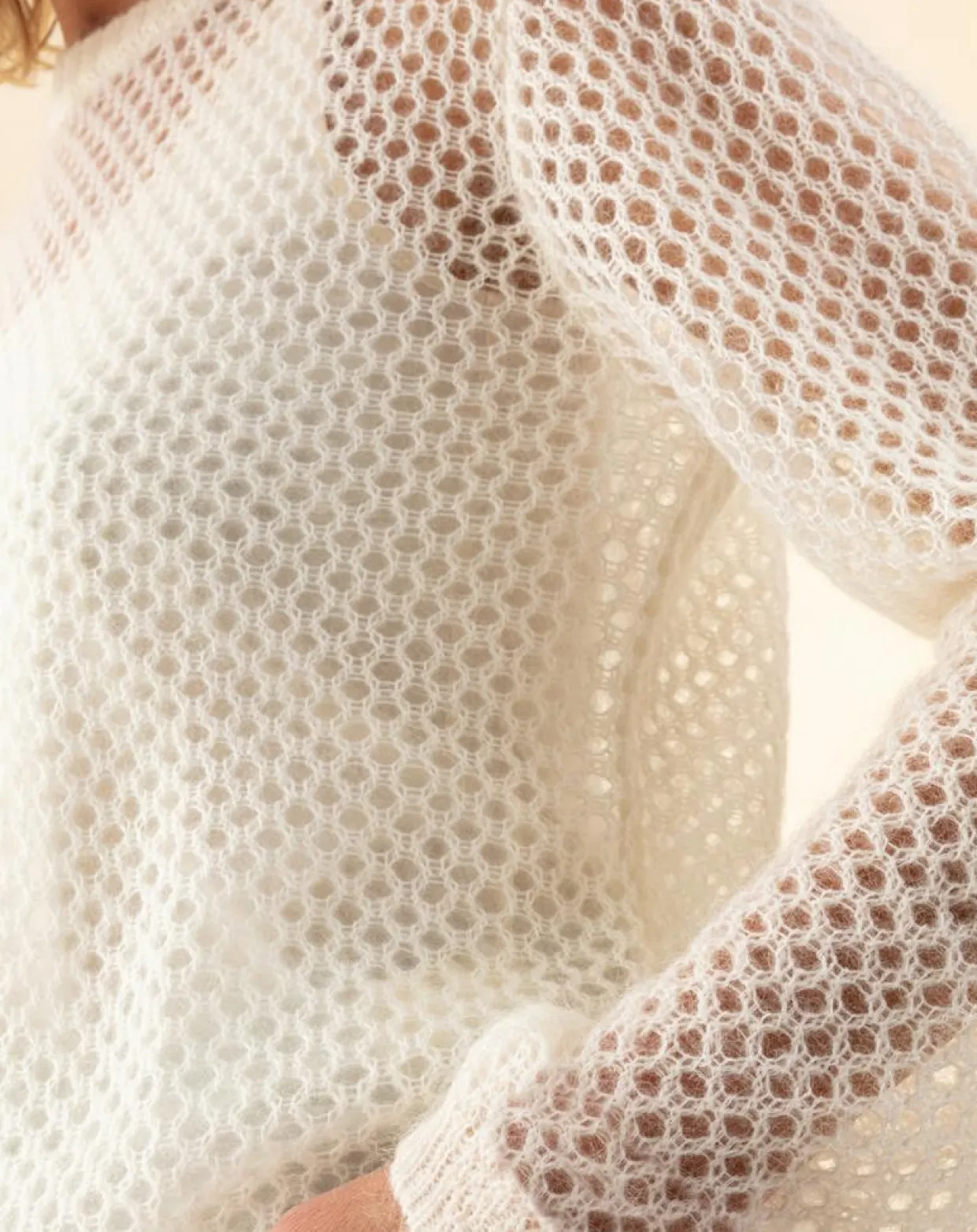 Femme Indies Pulls^Pull en Mohair & Laine mélangés Meryl écru
