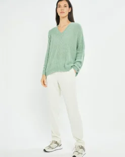 Femme Lauren Vidal Pulls^Pull en Mohair mélangé Anouk vert