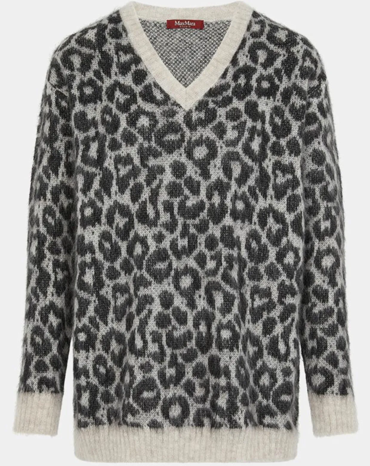 Pull en Mohair mélangé Fiumana écru-MaxMara Studio Sale