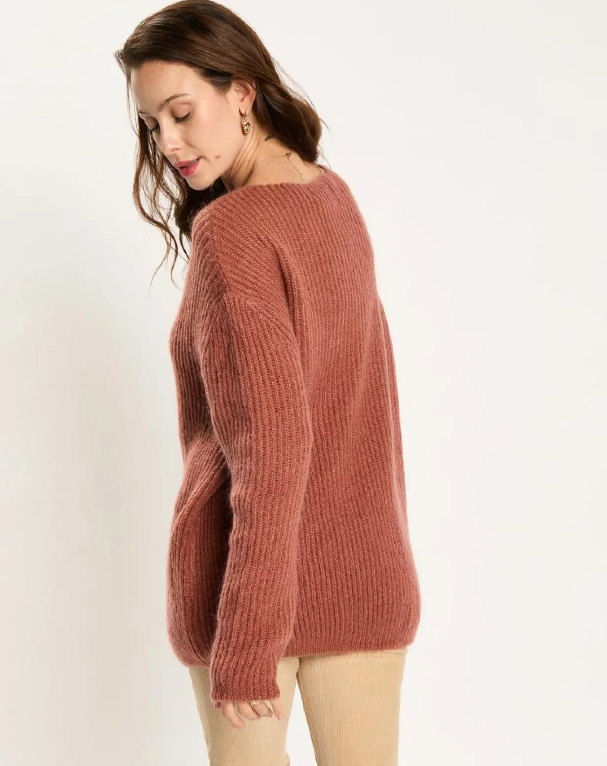 Femme Lauren Vidal Pulls^Pull en Mohair mélangé Milane cuivre