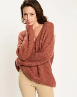 Femme Lauren Vidal Pulls^Pull en Mohair mélangé Milane cuivre
