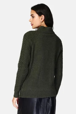 Pull Encolure montante kaki-Assuili Clearance