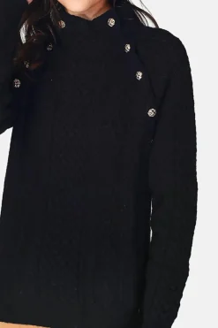 Femme Assuili Sweats^Pull Encolure montante noir