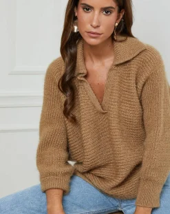 Femme L'Armoire de Suzette Pulls^Pull Eva camel