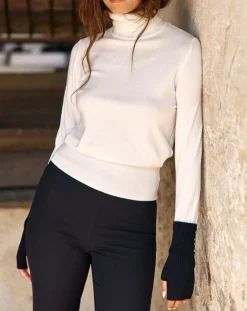 Pull Falba blanc-Lauren Vidal Best
