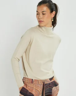 Pull fin Anouk beige-Lauren Vidal Discount