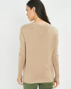 Femme Lauren Vidal Pulls^Pull fin Pearl beige