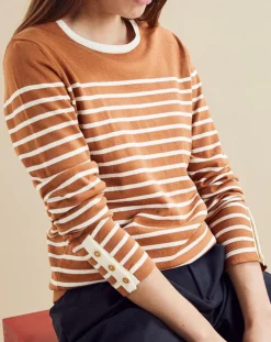 Pull fin Toulouse camel-Chloé Stora Outlet