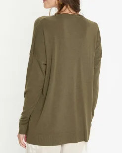 Pull Flo kaki-Lauren Vidal Outlet