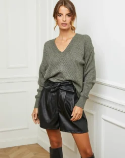 Pull Gabriella kaki-Fleur de cachemire Best