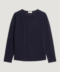 Femme Rodier Pulls^Pull Gertrude 100% laine col rond bleu marine