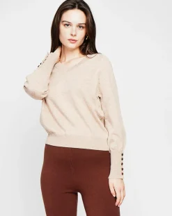 Femme Cachemire & Jo Pulls^Pull Heloise nougat