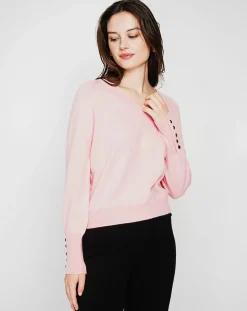 Femme Cachemire & Jo Pulls^Pull Heloise rose barby