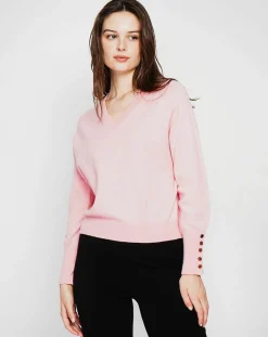 Femme Cachemire & Jo Pulls^Pull Heloise rose barby