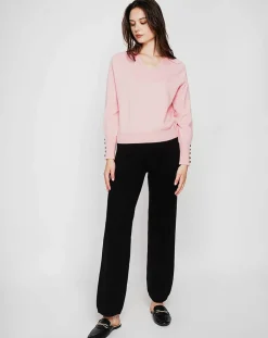 Femme Cachemire & Jo Pulls^Pull Heloise rose barby