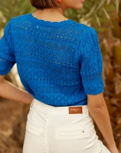 Pull Indiana bleu-La Petite Etoile Hot