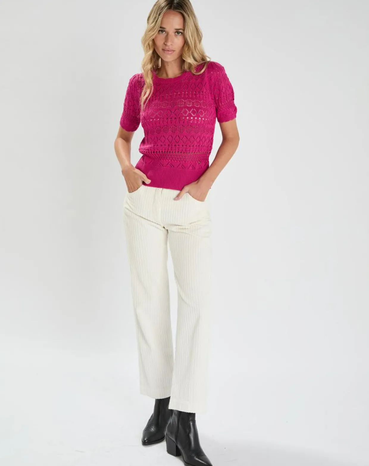 Pull Indiana fuchsia-La Petite Etoile New