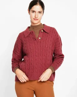 Pull Ines bordeaux-Assuili Sale