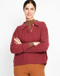 Pull Ines bordeaux-Assuili Sale