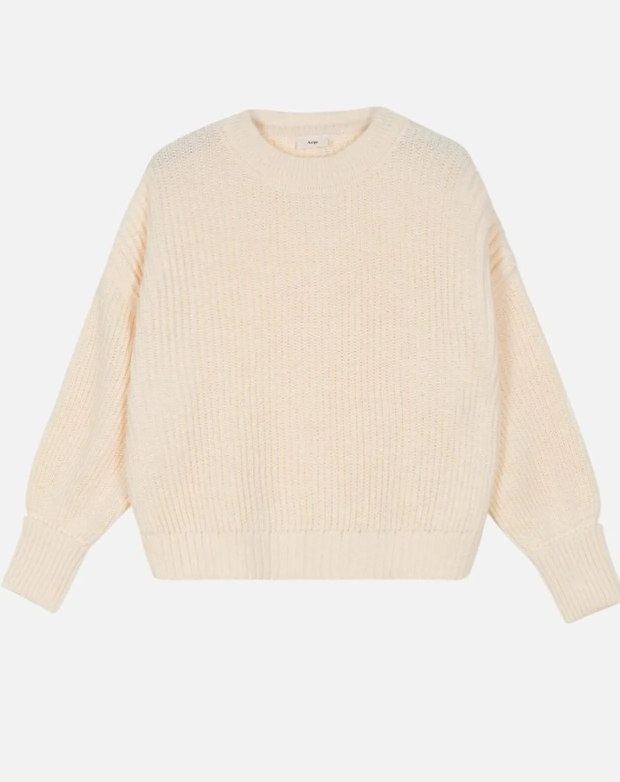 Pull Julie en Laine mélangée écru-An'ge Discount