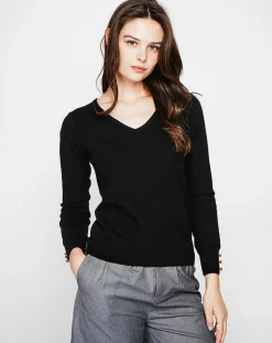 Pull Juliette noir-Cachemire & Jo New