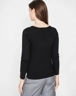 Pull Juliette noir-Cachemire & Jo New