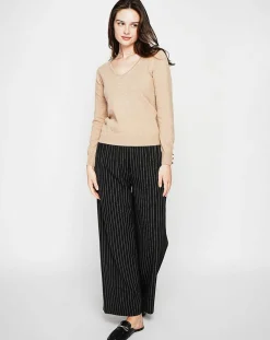 Pull Juliette nougat-Cachemire & Jo Sale