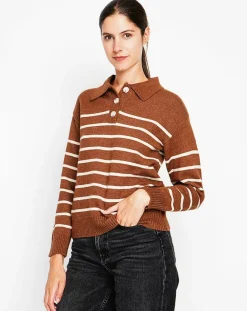 Pull Justine marron-Assuili New