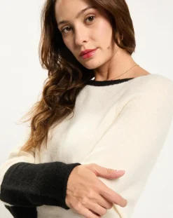 Pull Léa écru/noir-Lauren Vidal Online
