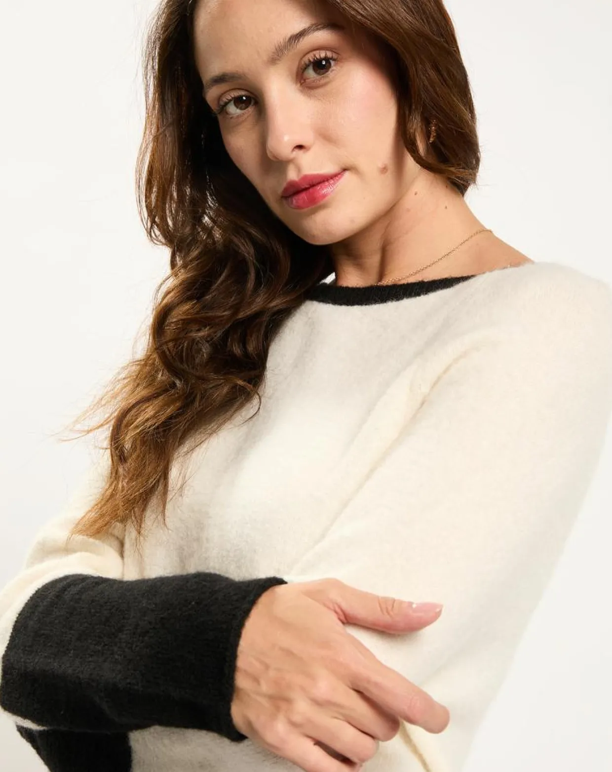 Pull Léa écru/noir-Lauren Vidal Online