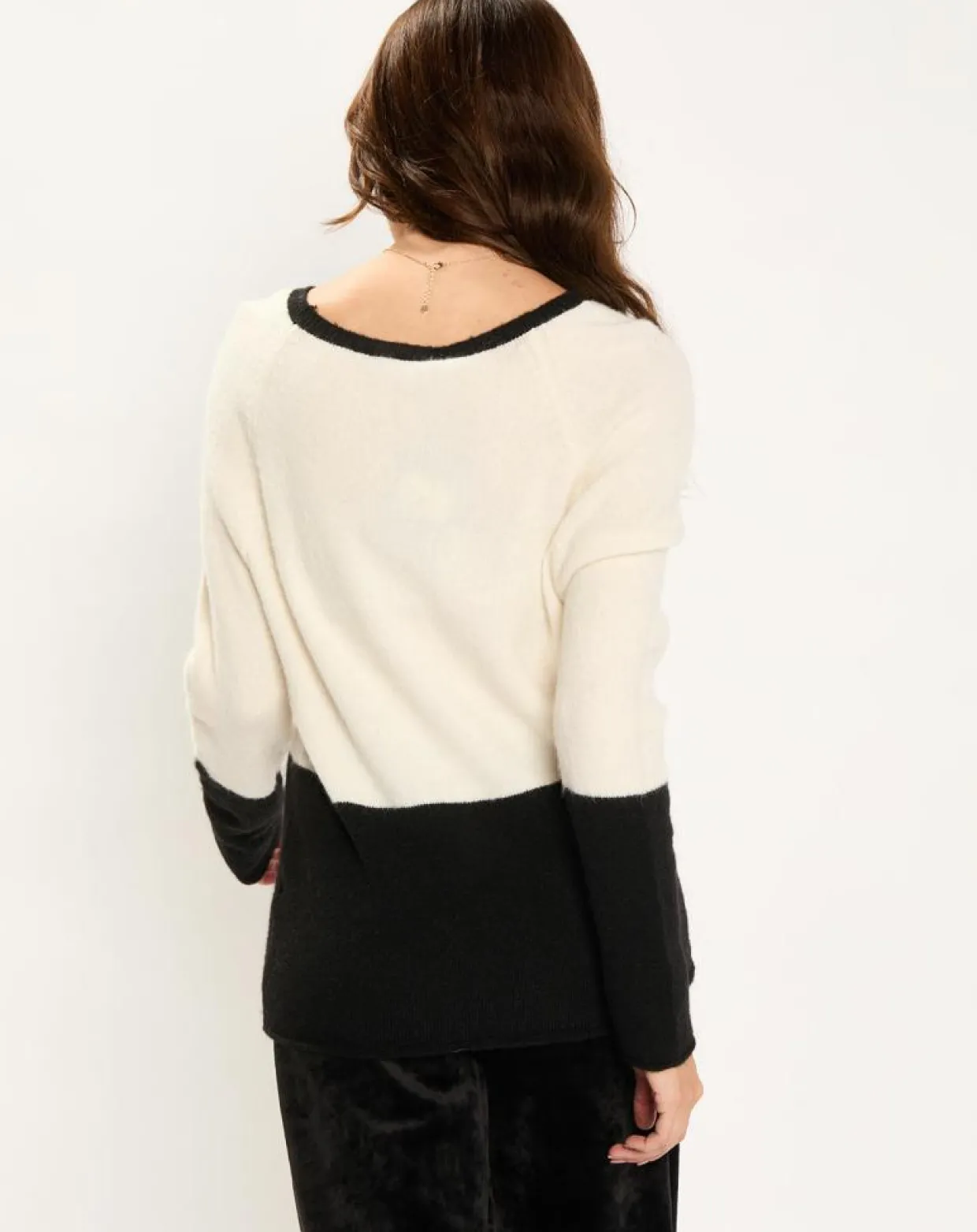 Pull Léa écru/noir-Lauren Vidal Online