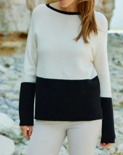 Pull Léa écru/noir-Lauren Vidal Online