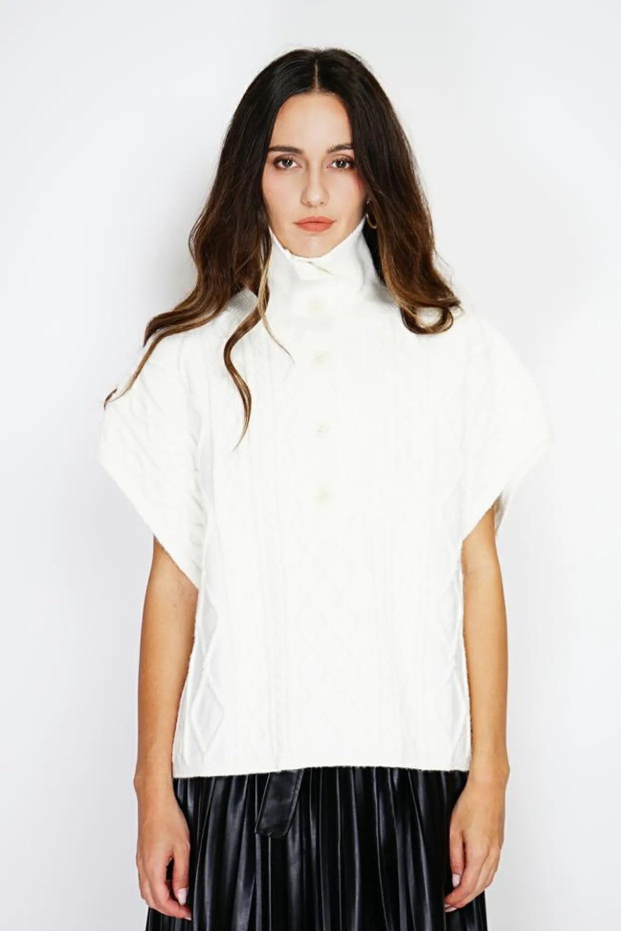 Femme C&Jo Pulls^Pull large à capuche en Cachemire mélangé naturel