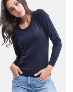Femme Assuili Pulls^Pull Laure bleu nuit